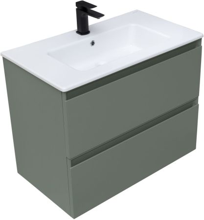 Тумба под раковину Allen Brau Eclipse 80 1.E1002.CGM олива матовый, артикул 1.E1002.CGM