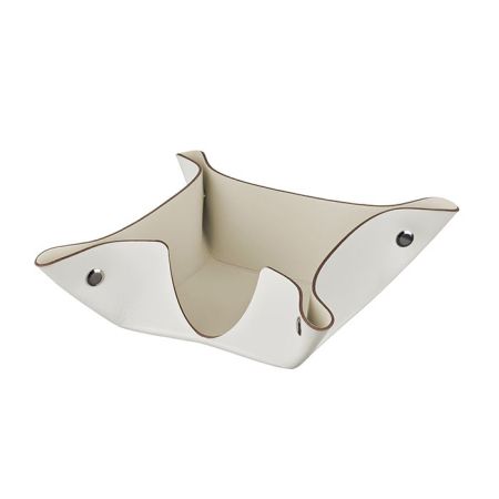 ADJ Подставка для бумажных блоков, 10x10xH4 см., цвет: белый/панна котта, артикул 105.10/16