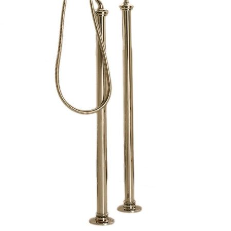 Devon Ножки напольные (пара) для монтажа смесителя для ванны, цвет: светлое золото