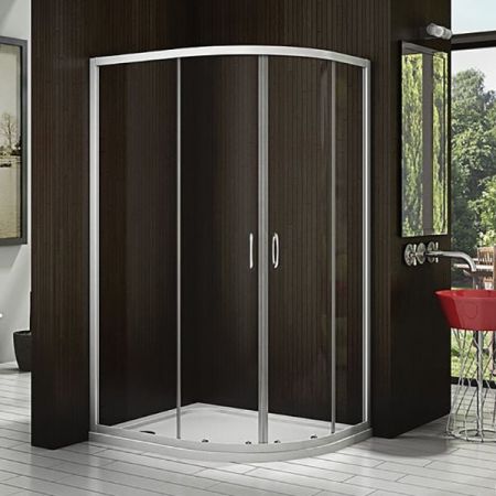 Душевой уголок Good Door Latte R-120 120x80 профиль Белый стекло прозрачное