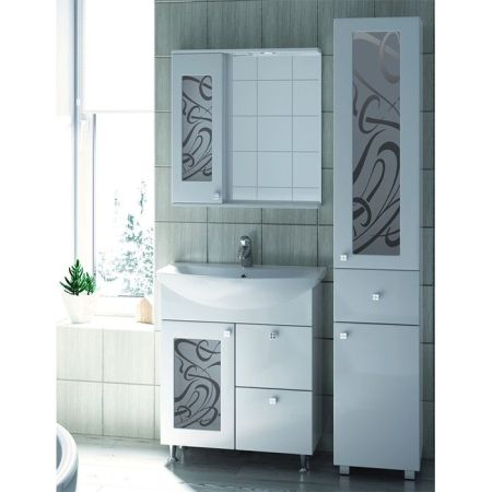 Шкаф пенал Vigo Provans 30 Белый, артикул П14(Прованс)