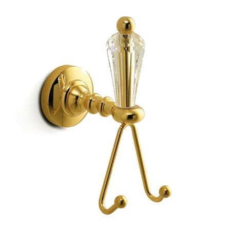 3SC Boheme Крючок двойной,цвет: золото 24к. Lucido, артикул BO12GD