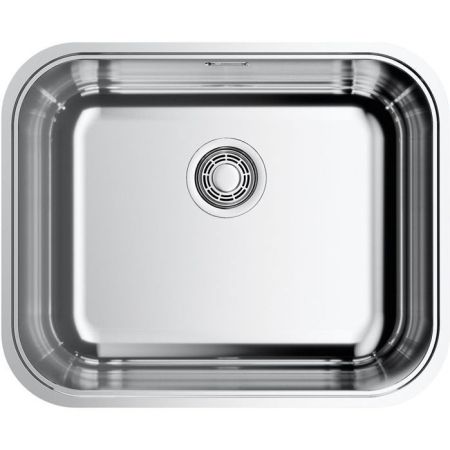 Мойка, OMOIKIRI, Omi, ширина, мм-545, глубина, мм-445, высота, мм-180, тип установки-встраиваемый, отверстия для смесителя-отсутствуют, с переливом, сифон и донный клапан в комплекте, материал-нержавеющая сталь, крепления в комплекте, цвет-нержавеющая ста, артикул 4993488