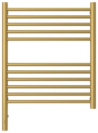 Полотенцесушитель электрический "БОГЕМА 3.0" прямая 600х500 / МЭМ левый (Матовое золото)