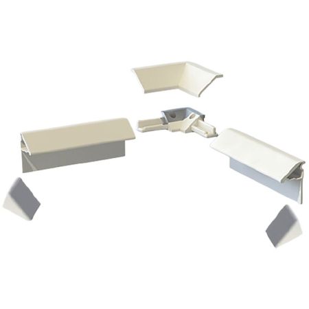 Комплект декоративных планок Altasan KDP140 Белая, артикул KDP140