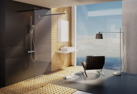 Душевая перегородка Ravak Walk-In Free ST 1500x2000 GW9FP0C00Z1 профиль Хром стекло Transparent