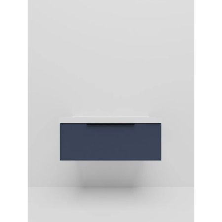 Тумба под раковину подвесная La Fenice SIMPLA FNC-01-SIM-BG-100, синяя, артикул FNC-01-SIM-BG-100