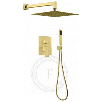 Душевая система встраиваемая FILARETE Fing FL1043MG, матовое золото