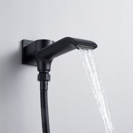 Душевая система встраиваемая Shevanik S4135H, черный