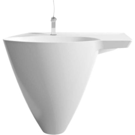 Раковина Bien Mineral 80 MNLM08001FD1W3000 Белая