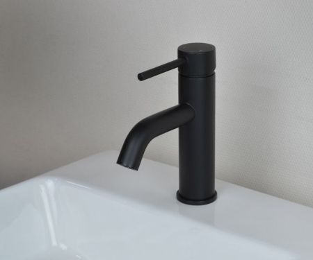 Смеситель для раковины Bronze de Luxe SCANDI 1451B, черный, артикул 1451B