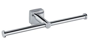 Держатель туалетной бумаги двойной Fixsen Kvadro FX-61310D Хром