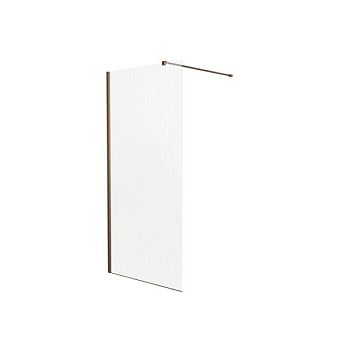 Душевая перегородка Knotlor WI100CG1RB 100х200, бронза