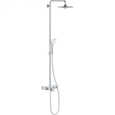 Душевая система GROHE EUPHORIA SMARTCONTROL 26510000 (хром, металл/пластик, 175-см, круглая), шт, артикул 26510000