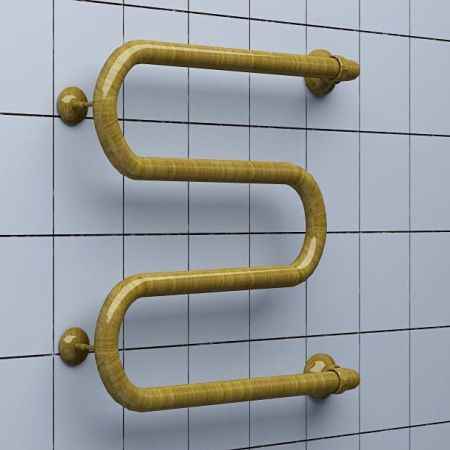 Водяной полотенцесушитель Ника Simple М1 50x60 Хром, артикул М1 50x60