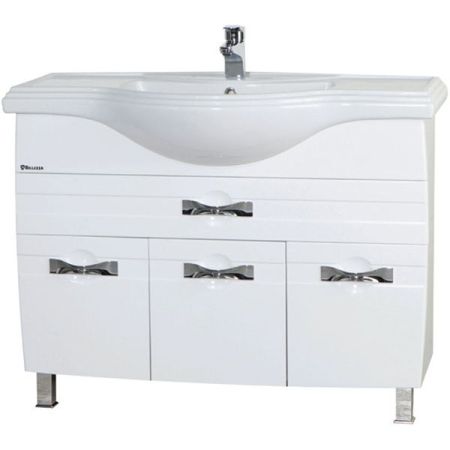 Тумба под раковину Bellezza Абрис 105 4639718090018 Белая, артикул 4639718090018