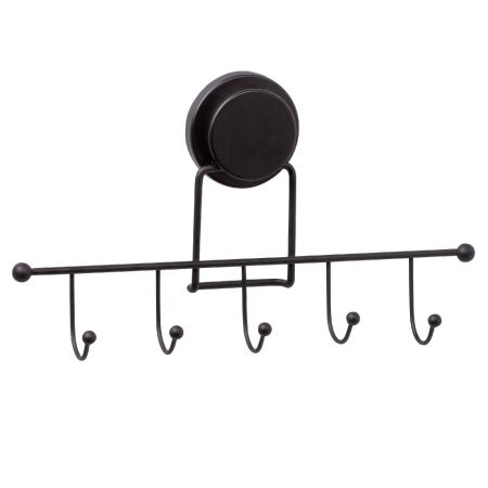 Крючок для ванной FIXSEN MAGIC BLACK FX-45005-5, черный, артикул FX-45005-5