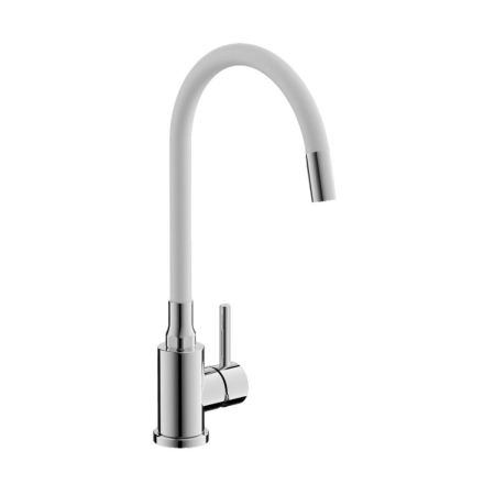 Смеситель для кухни с гибким изливом BELZ B73809-8, белый