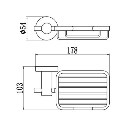 Мыльница Savol S-005632, сатин, артикул S-005632