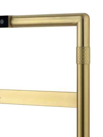 Полотенцесушитель электрический WONZON & WOGHAND KÖLN, Брашированное золото (WW-A6016-BG), артикул WW-A6016-BG
