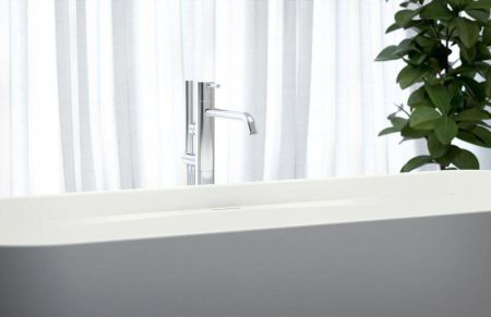 Ванна из искусственного мрамора CEZARES TITAN-SQUARE-170-70-57