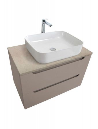 ETNA База под раковину подвесная с двумя выкатными ящиками, с доводчиками, Еловый Матовый, 800x455x500, ETNA-800-2C-SO-VO, артикул ETNA-800-2C-SO-VO