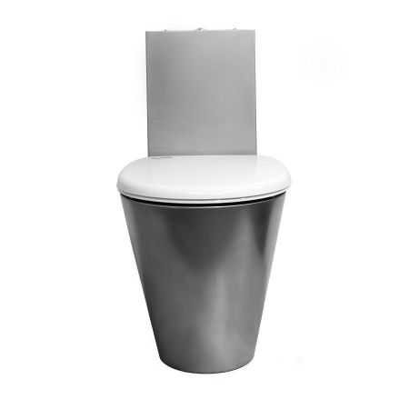 Унитаз напольный с баком антивандальный Тругор УНсбА ЛАЙТ, сатин, артикул УНсбА ЛАЙТ