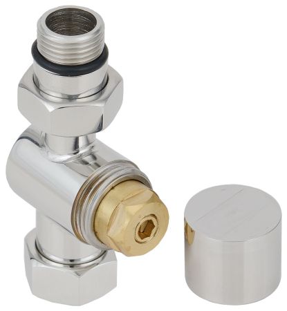 Вентиль прямой (под шестигранник) G 1/2" НР х G 3/4" НГ (ЗОЛОТО)