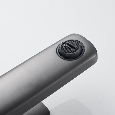 Смеситель для раковины Shevanik S9901T, оружейная сталь