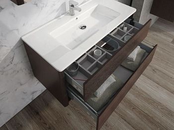 IBX, керамическая раковина 100 см, цвет белый