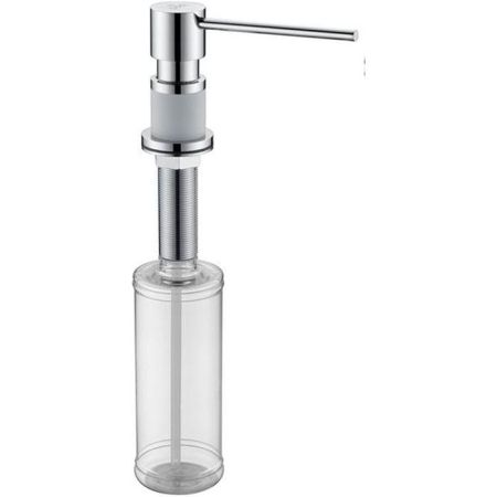 Дозатор для моющего средства Paulmark Kraft D003-431 Хром Белый матовый