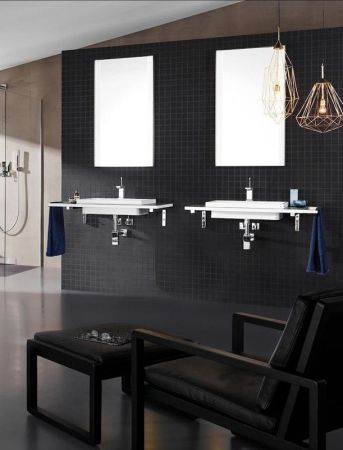 Смеситель для раковины GROHE Eurocube Joy с донным клапаном, низкий излив, хром (23654000), артикул 23654000