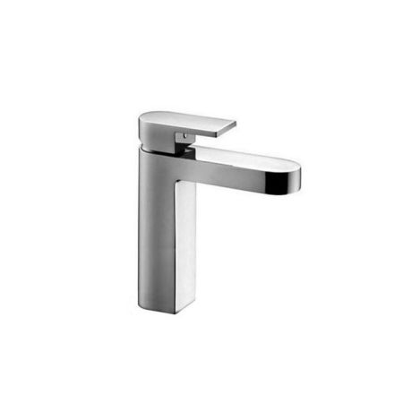 Fantini Mare Смеситель для раковины, 1 отв., без донного клапана, излив 140мм, цвет: хром, артикул 51 02 V004WF