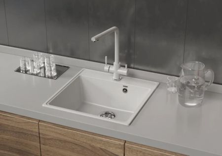 Кухонная мойка Ulgran Quartz Forte 505-01, жасмин, артикул Forte 505-01