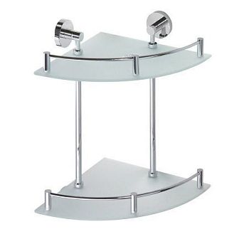 Полочка OMEGA двойная угловая 270x400x270мм