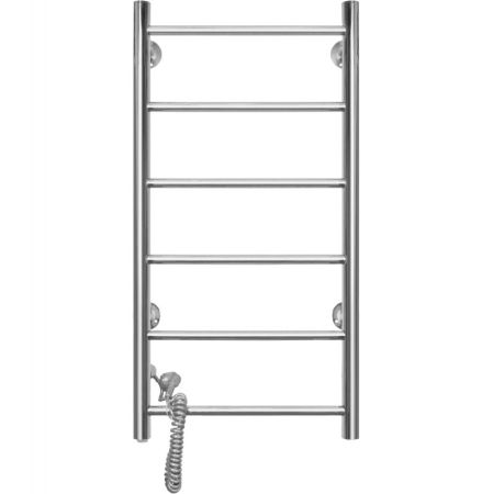 Электрический полотенцесушитель Domoterm Аврора DMT 109-6 40*80 EK L Хром, артикул DMT109-640*80EKL