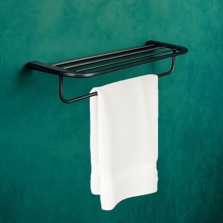 Полка для полотенец Knotlor  TR103BL, черный, артикул TR103BL