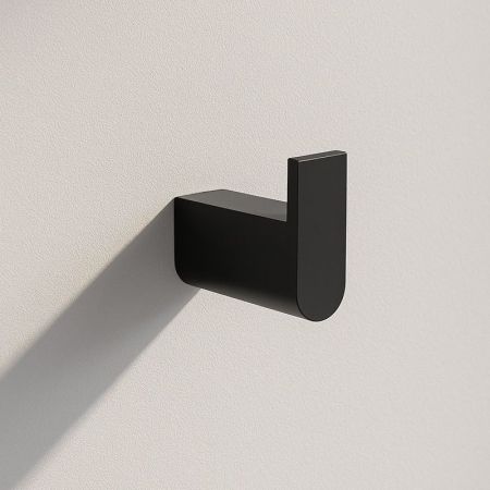 Крючок для ванной комнаты Knotlor RH102BL, черный, артикул RH102BL