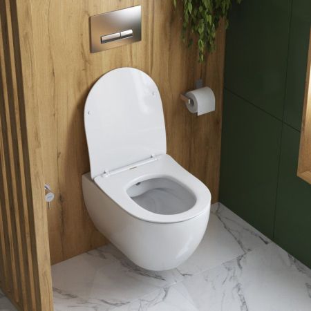 Унитаз подвесной безободковый с функцией биде CEZARES COMFORT, артикул CZR-2316-SC