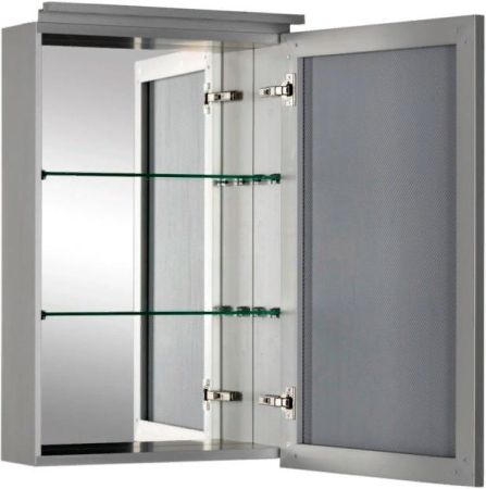 Зеркальный шкаф De Aqua Алюминиум 50 серебро, артикул 00261749