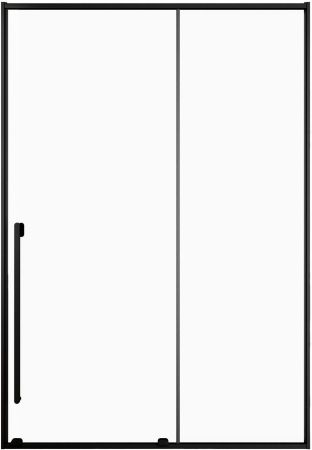 Душевая дверь Allen Brau Fantasy 140 3.11008.31 черный матовый, артикул 3.11008.31