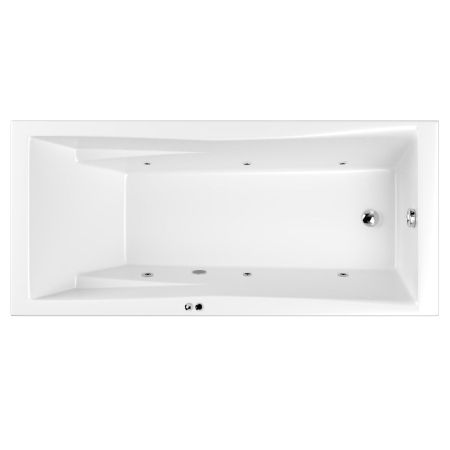 Ванна WHITECROSS Palace 180x80 "SOFT" (хром), артикул 0104.180080.100.SOFT.CR