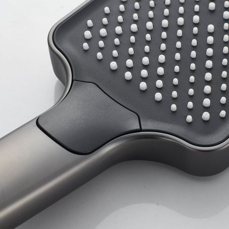 Душевая система Shevanik S6826T, оружейная сталь