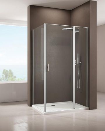 Душевой уголок Allen Brau Priority 120x80 3.31007.00 + 3.31013.00 хром, артикул 3.31007.00 + 3.31013.00