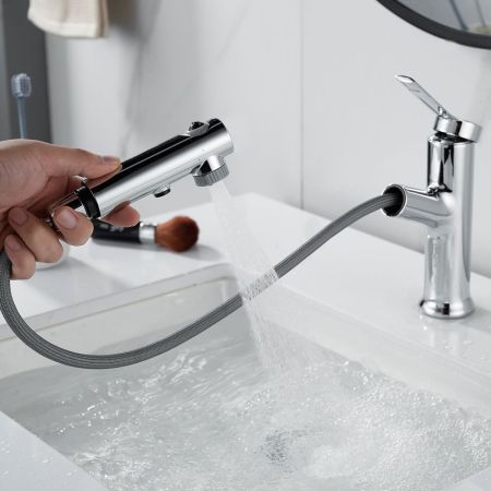 Смеситель для раковины многофункциональный Raffine F281, хром, артикул F281