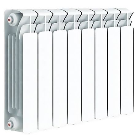 Биметаллический радиатор Rifar Base 500 8 секций с боковым подключением, артикул 