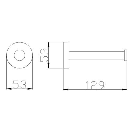 Держатель для туалетной бумаги Rav Slezak COLORADO COA0402, хром, артикул COA0402