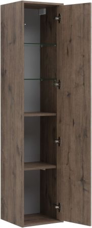 Шкаф-пенал Aquanet Lino (Flat) 35 дуб веллингтон, артикул 00295038