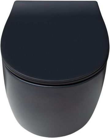 Чаша подвесного унитаза Allen Brau Fantasy 4.11004.31 черный матовый, артикул 4.11004.31