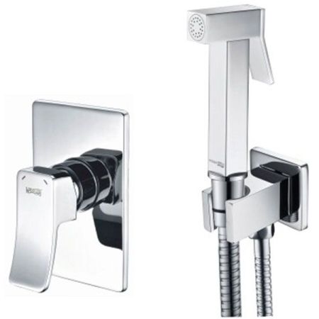 Гигиенический душ со смесителем WasserKRAFT Aller A106157 Хром, артикул A106157